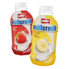 Müllermilk drink, milkshake of protein